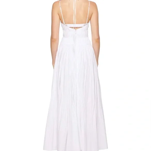 Indy Cotton Blend Plissé Maxi Dress - Picture 5 of 13